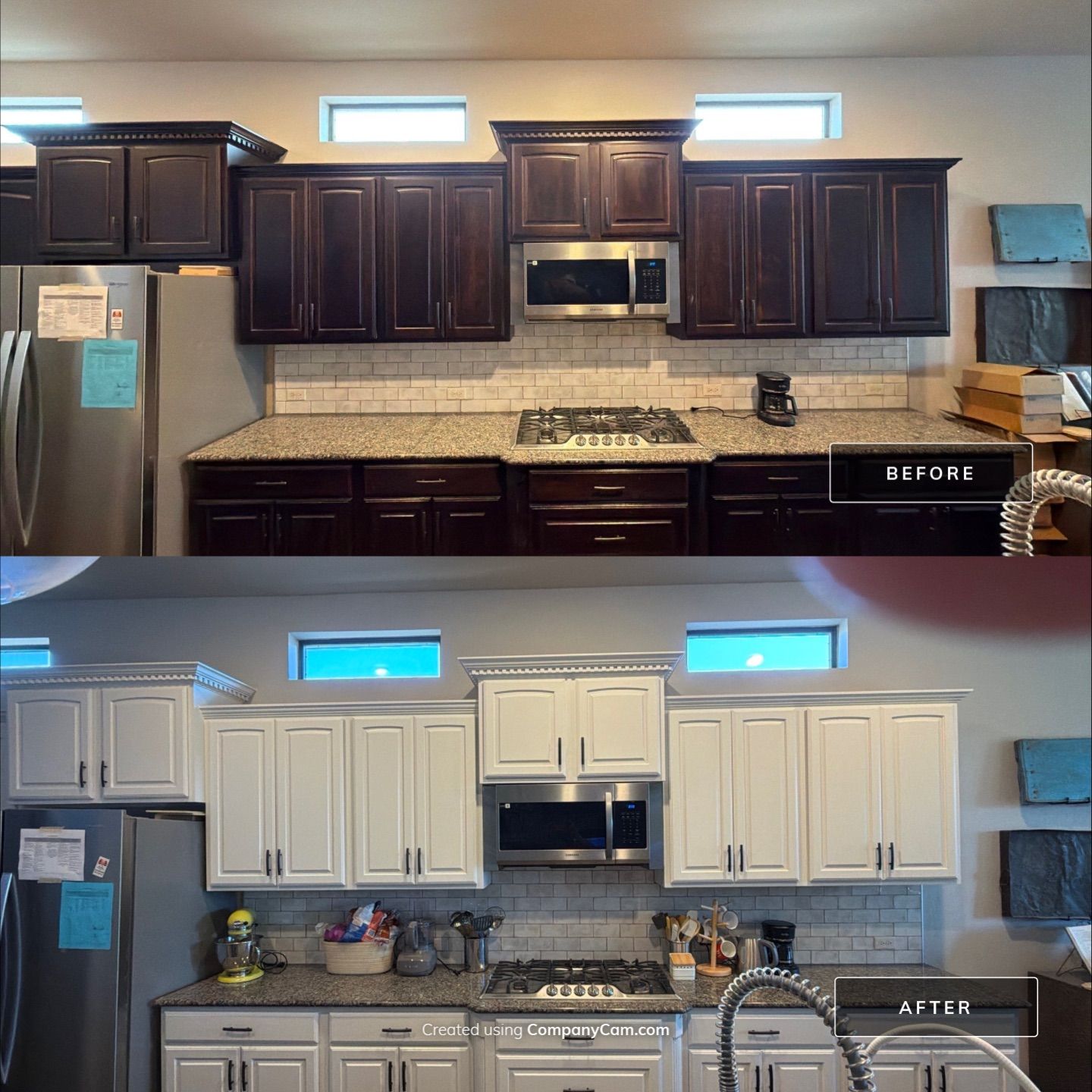 West Lake Hills cabinet painting excellence